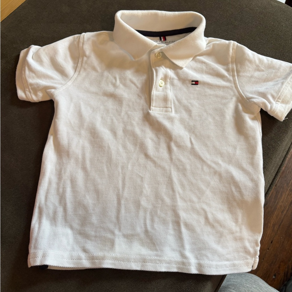 Tommy Hilfiger Kids White Polo Shirt